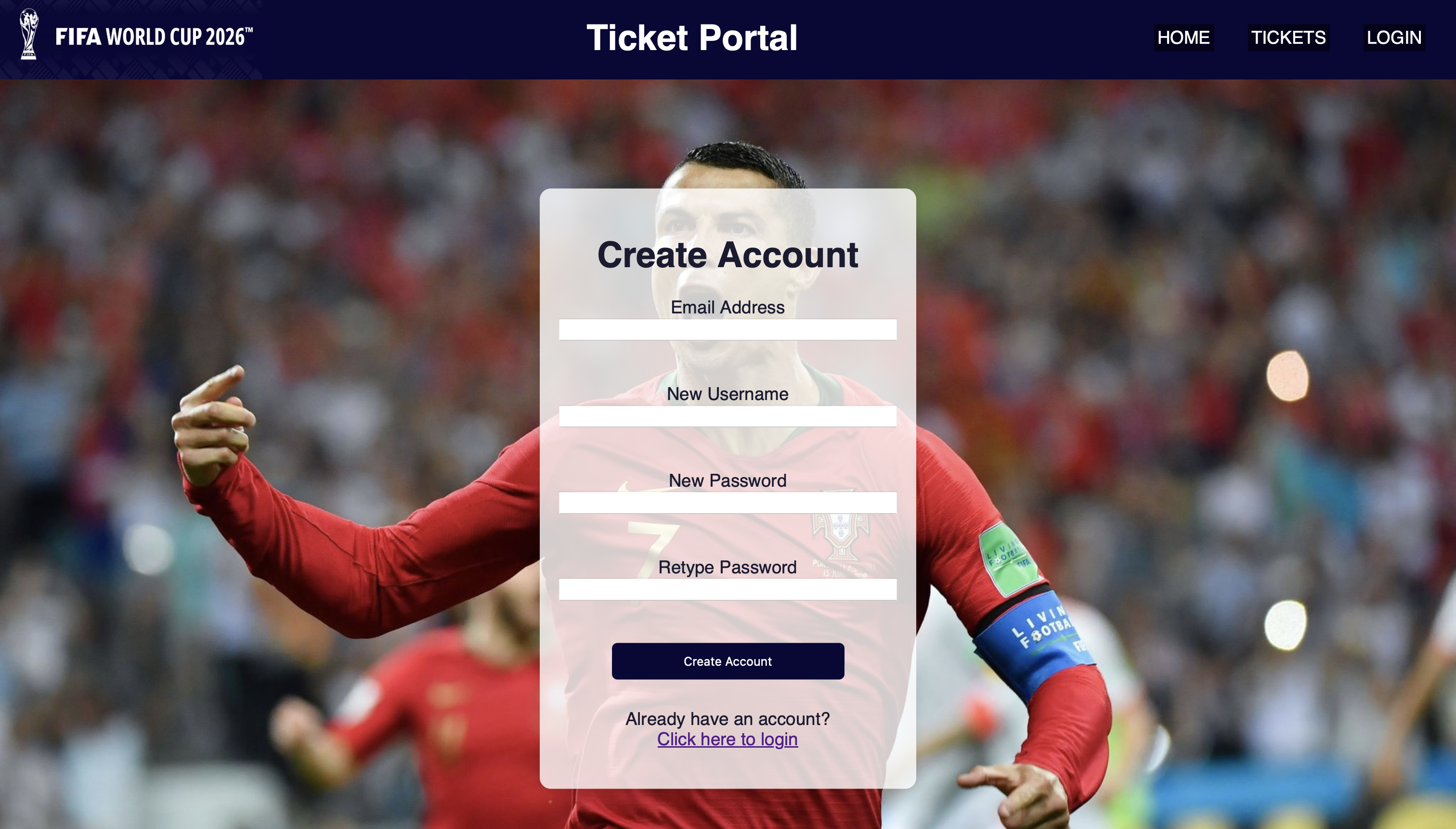 FIFA 2026 Ticket Portal Preview